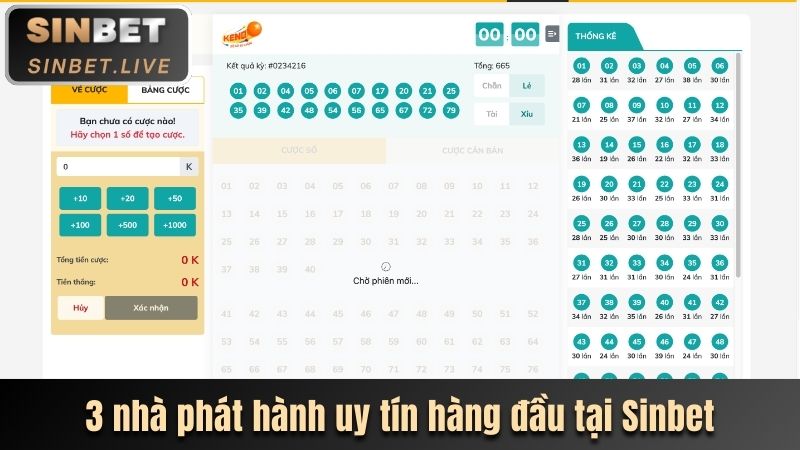 3 nha phat hanh uy tin hang dau tai sinbet