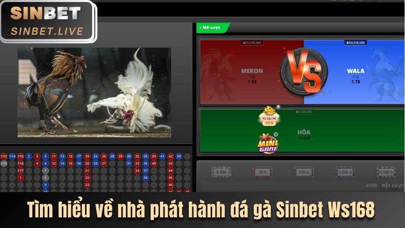 Tìm hiểu về nhà phát hành đá gà Sinbet WS168